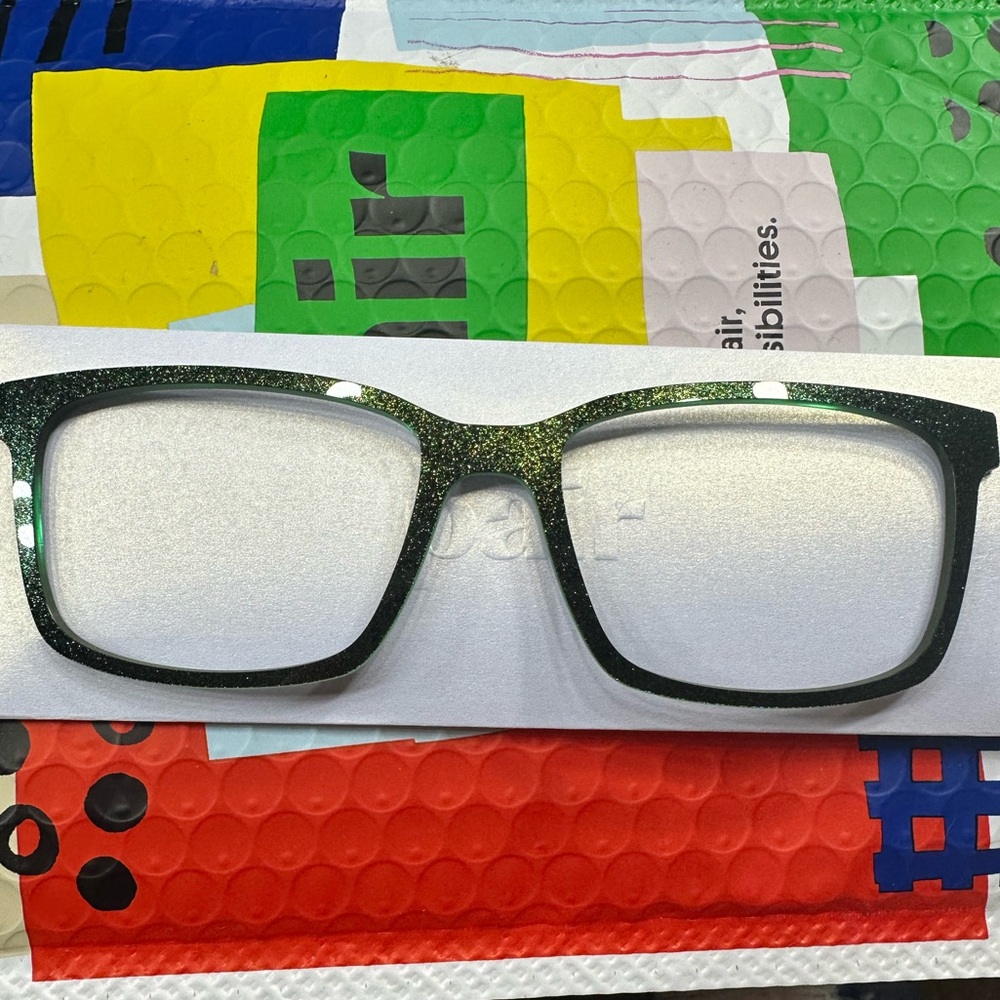 Pair Eyewear Olive Shimmer Glasses Frame topper